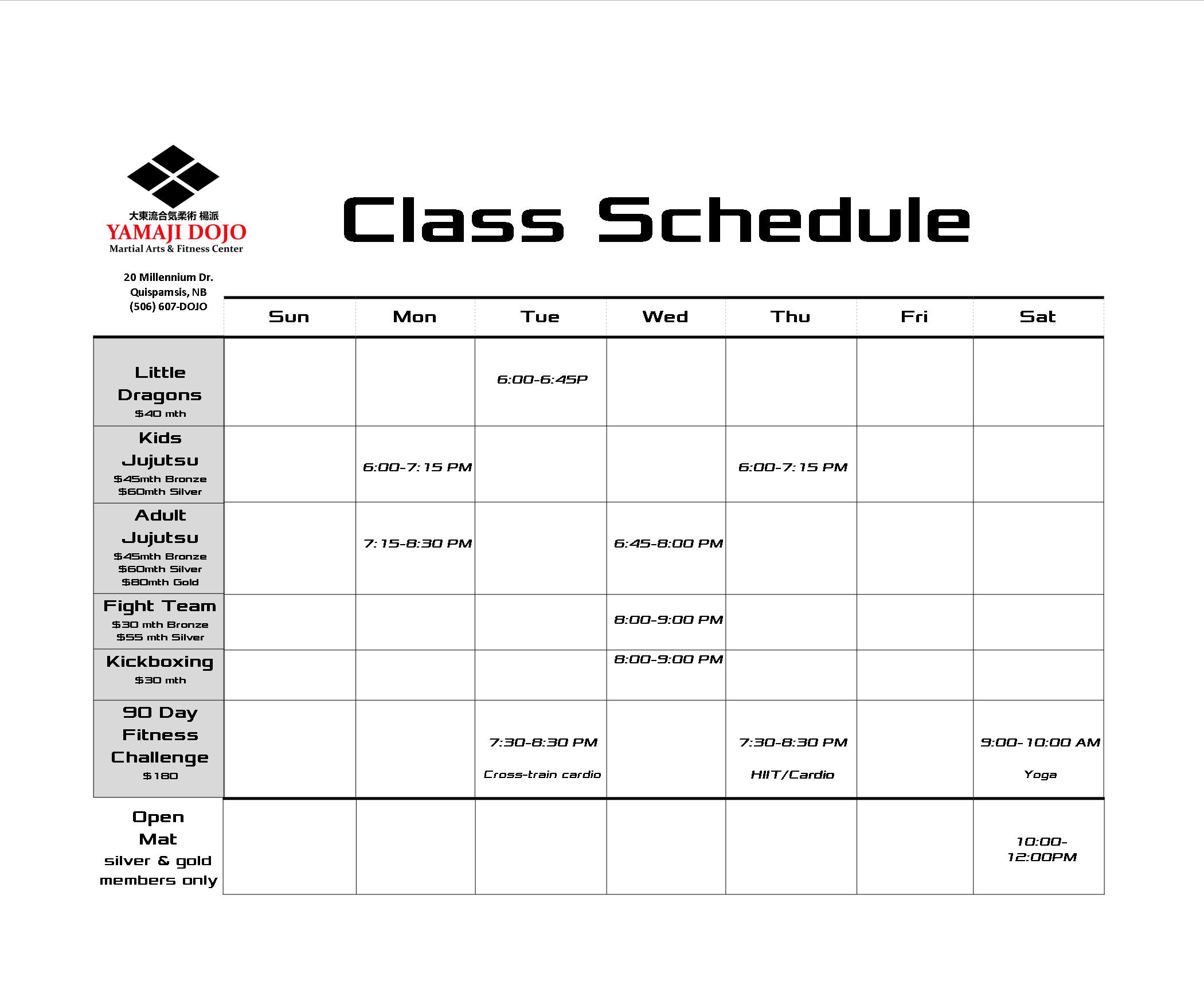 classschedule